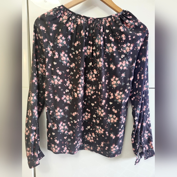 Vintage Buffalo Pintuck Floral Peasant Top - Picture 8 of 10